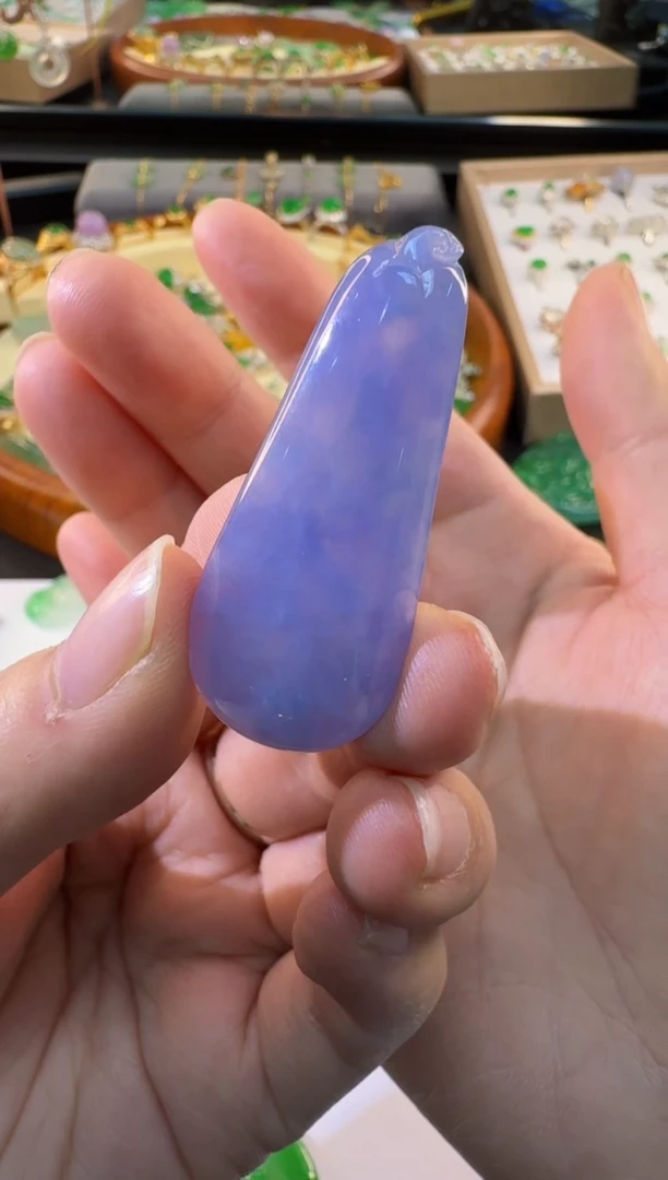 【闪购商品】翡翠颈饰未镶嵌缅甸翡翠A货吊坠