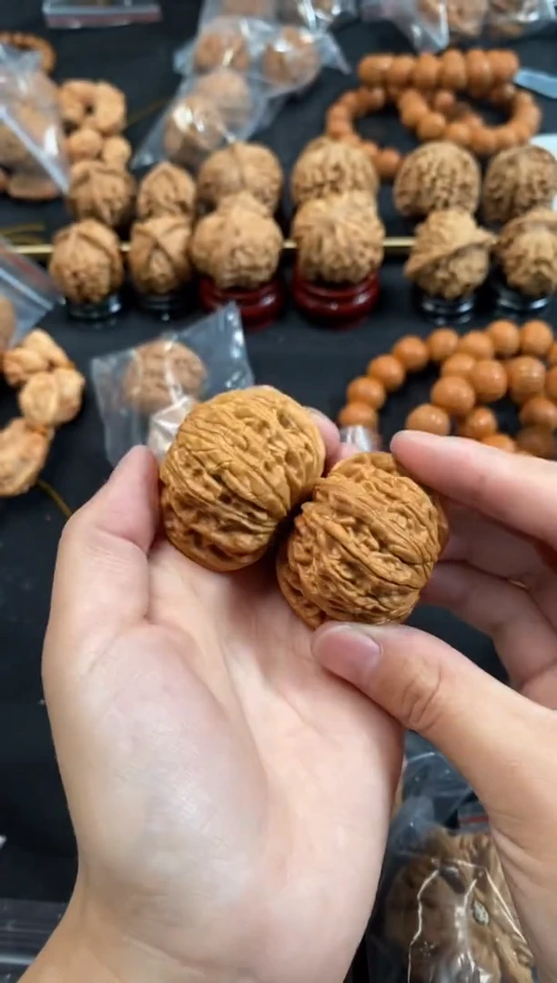 文玩核桃把件磨盘41尺X155