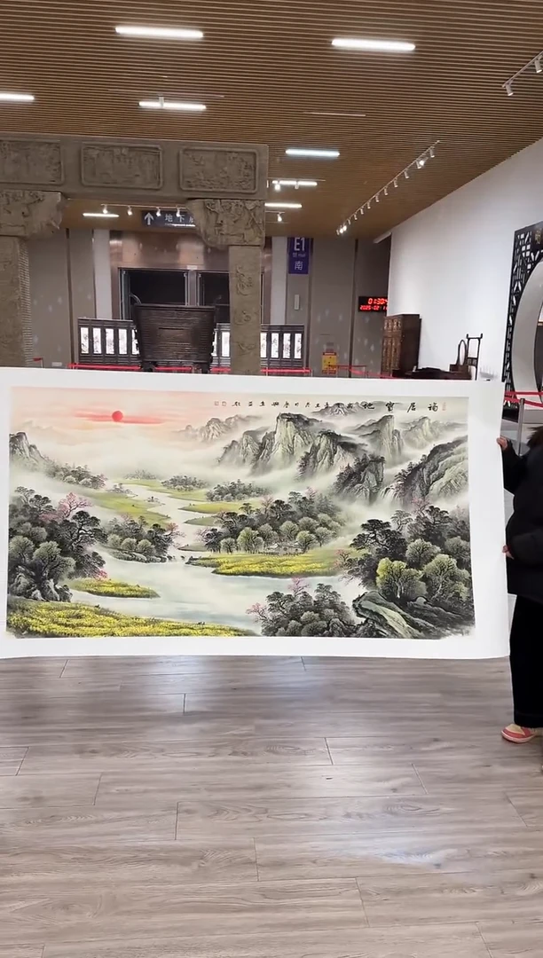 【闪购商品】国画90 赵隆轩艺术馆李庆兴老师作品