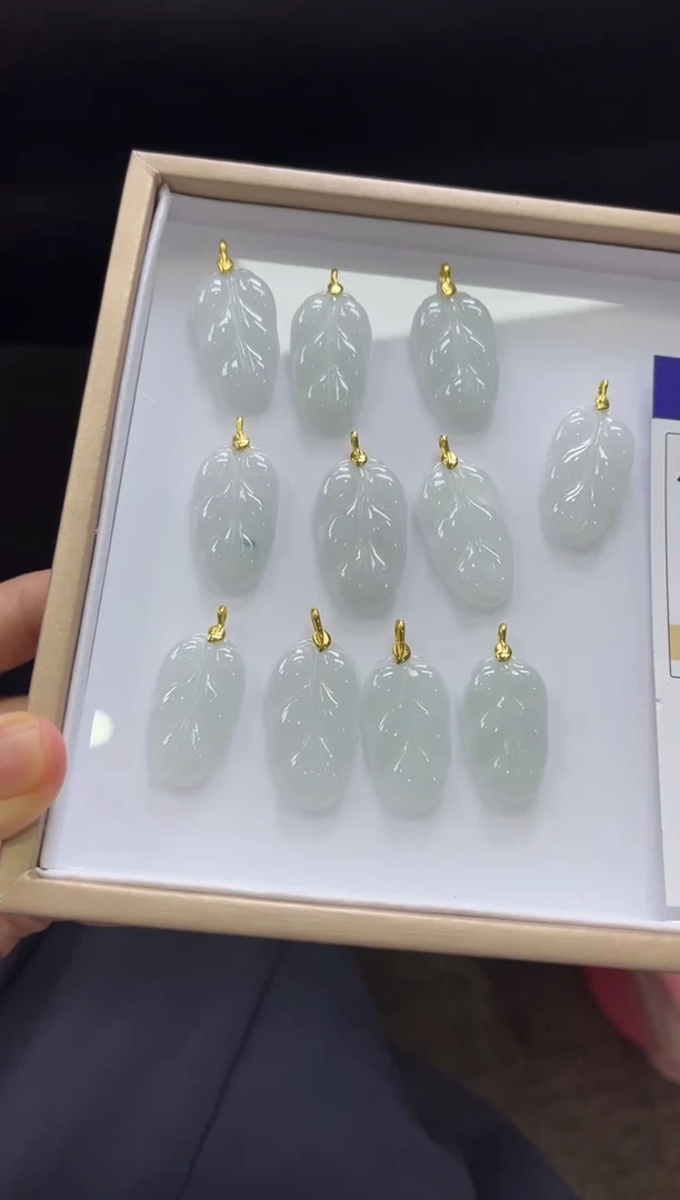 翡翠银S925镶嵌颈饰A35多样性发一件/配绳子【小】