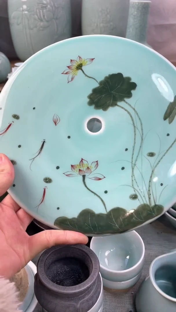 【闪购商品】特价 微瑕 慧仙青瓷