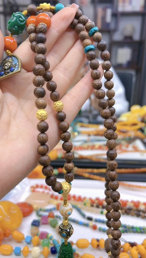 【闪购商品】蜜蜡毛衣链未镶嵌M487