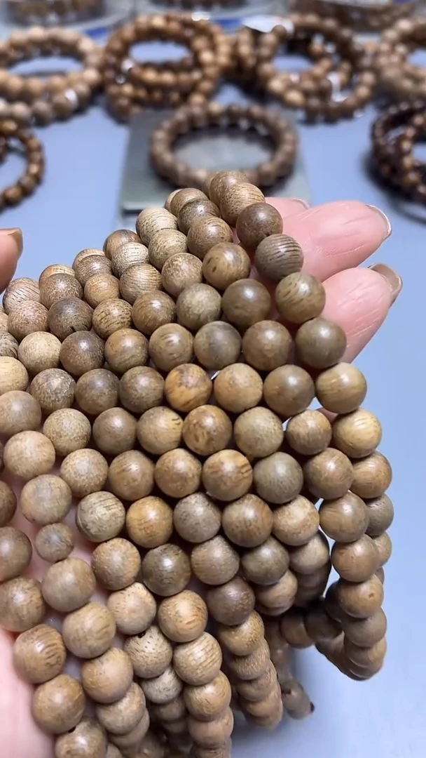 沉香手串达拉干圆珠长串0.8多样性发其一