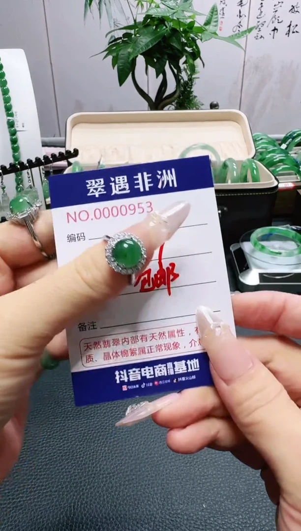 石英质玉（非洲翠）1未镶嵌/0953