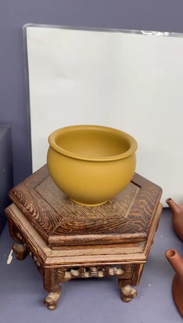 茶壶紫砂黄金段 圆融杯