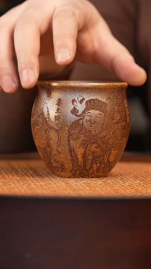 宜兴全手工紫砂杯