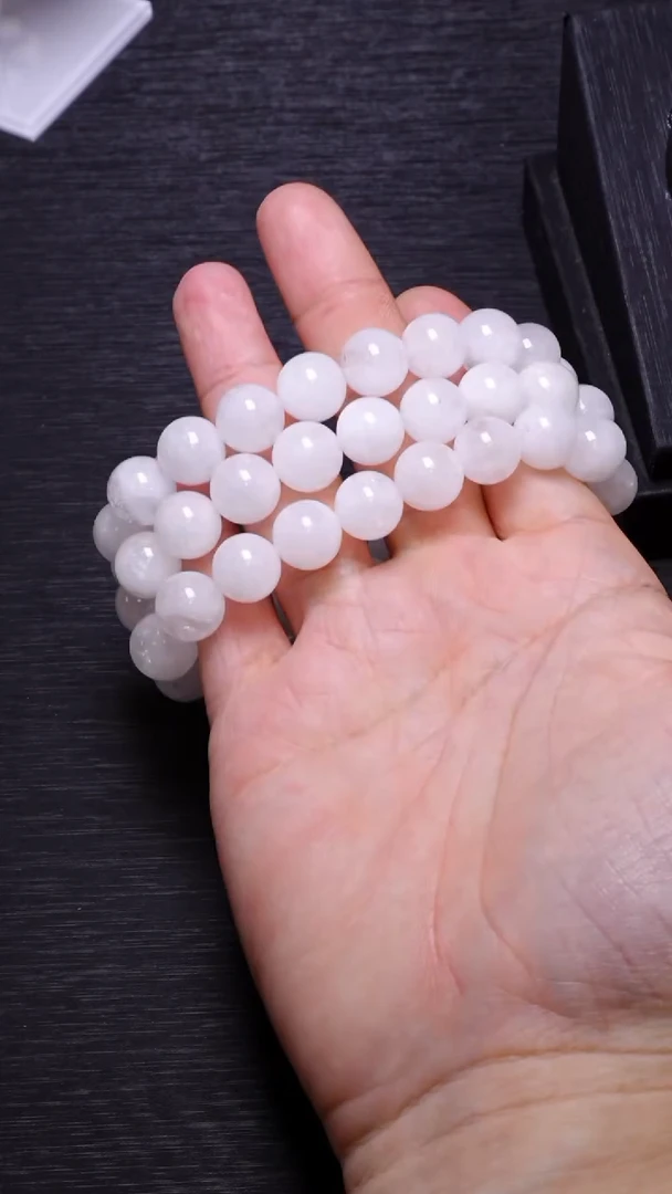 【闪购商品】水晶单圈未镶嵌Q020白幽灵单圈11mm