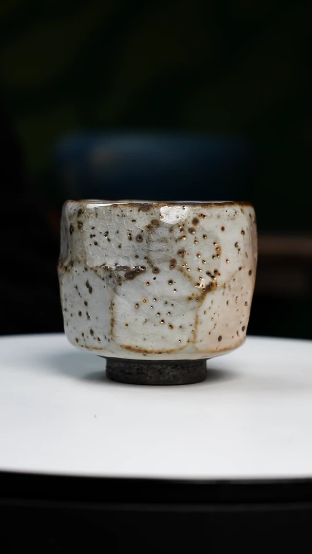 【闪购商品】吴远中未名窑孔师傅柴烧志野杯