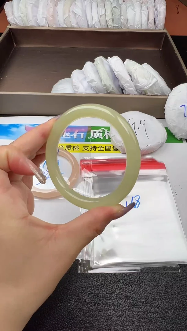 未镶嵌手镯石英质玉圈口59 60