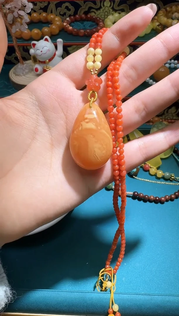 琥珀颈饰未镶嵌多样性发一件782