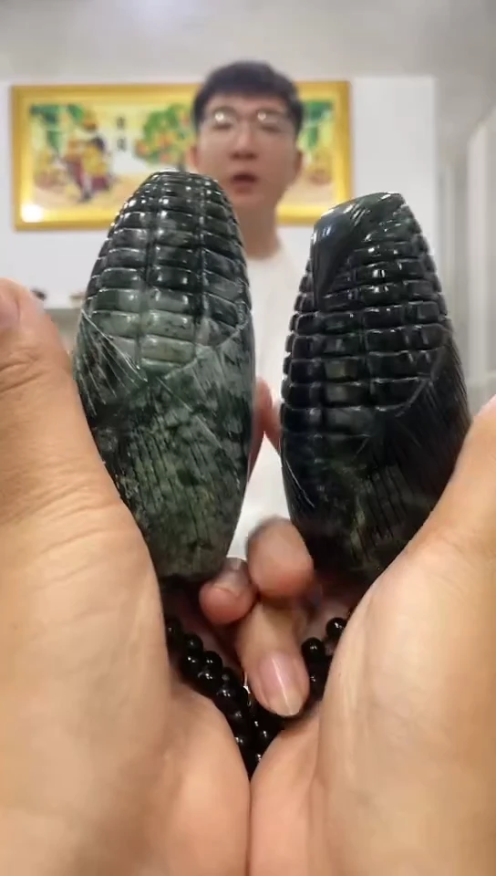 岫玉未镶嵌手把多样性发货其中发一件