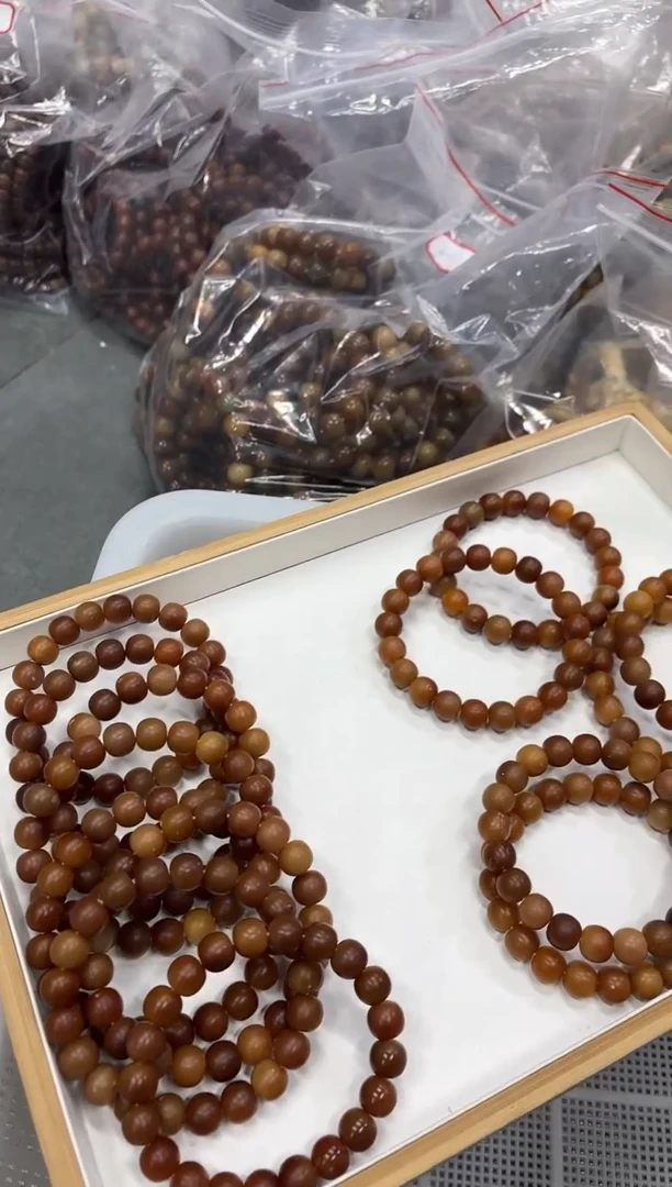 菩提根/象牙果手串12干磨麻子（931）