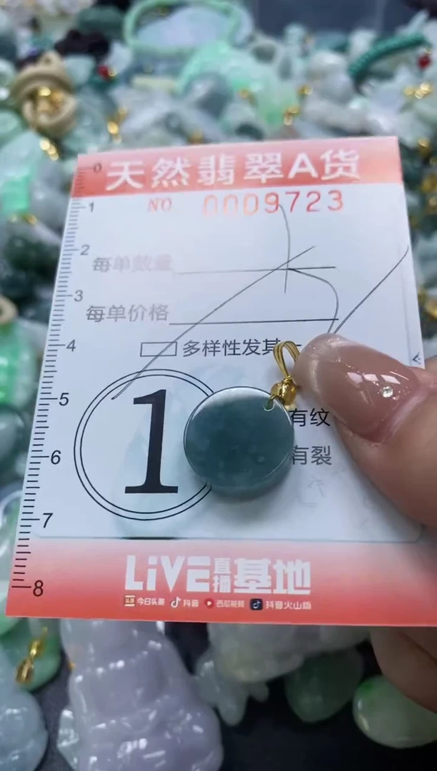 翡翠未镶嵌颈饰闪购0009723