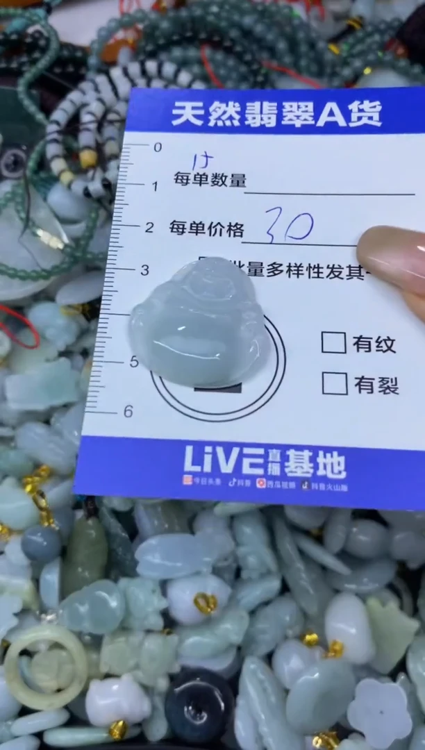 颈饰未镶嵌翡翠天然翡翠A货批量多样性发一件