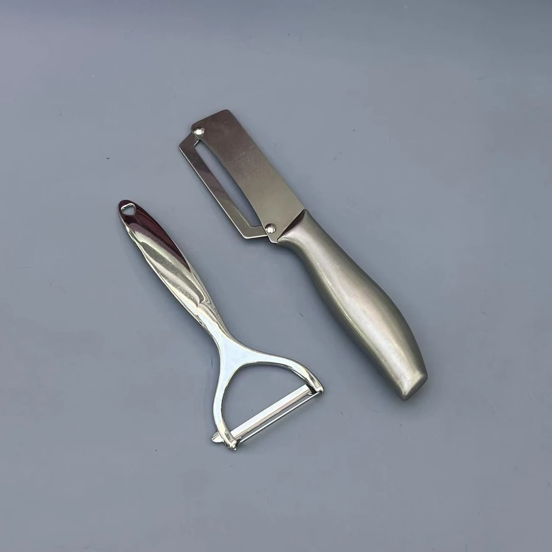 出德平口削皮具横竖各一个家用厨房必备轻奢现代高级【汤家限定】