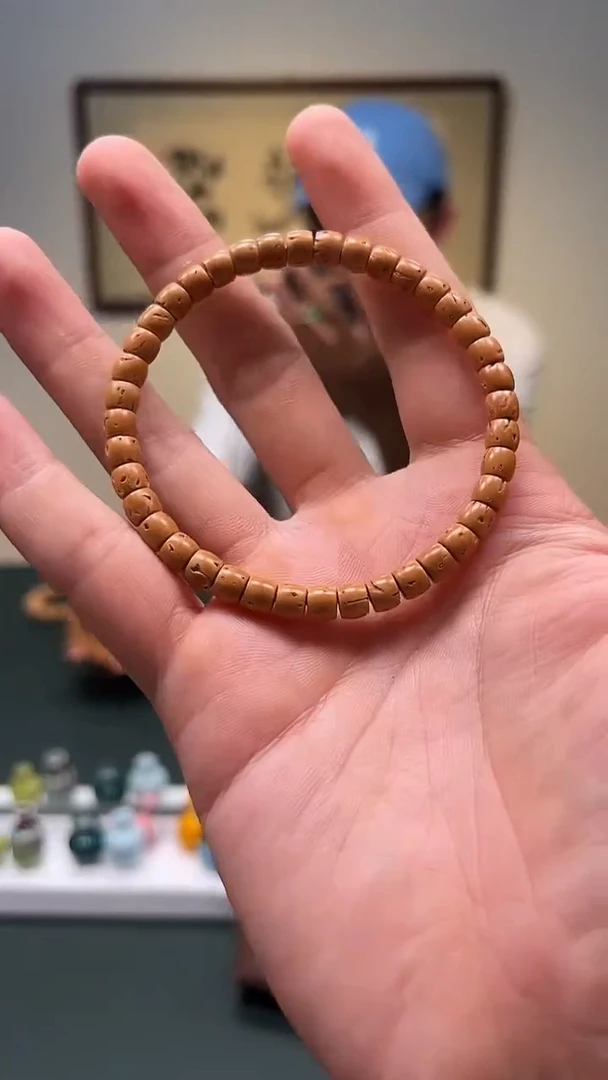 桃核手串 6mm+ 手工桃核直切单圈