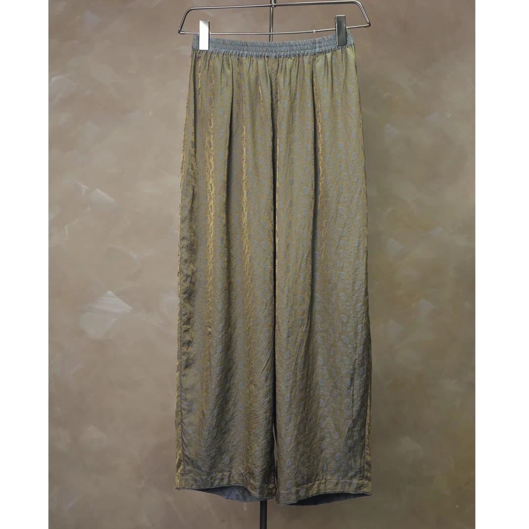 万物身客 垒·K960 丝绵轻柔提花裤 松紧腰 裤长96