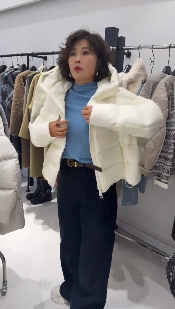 冬季保暖羽绒服设计师款