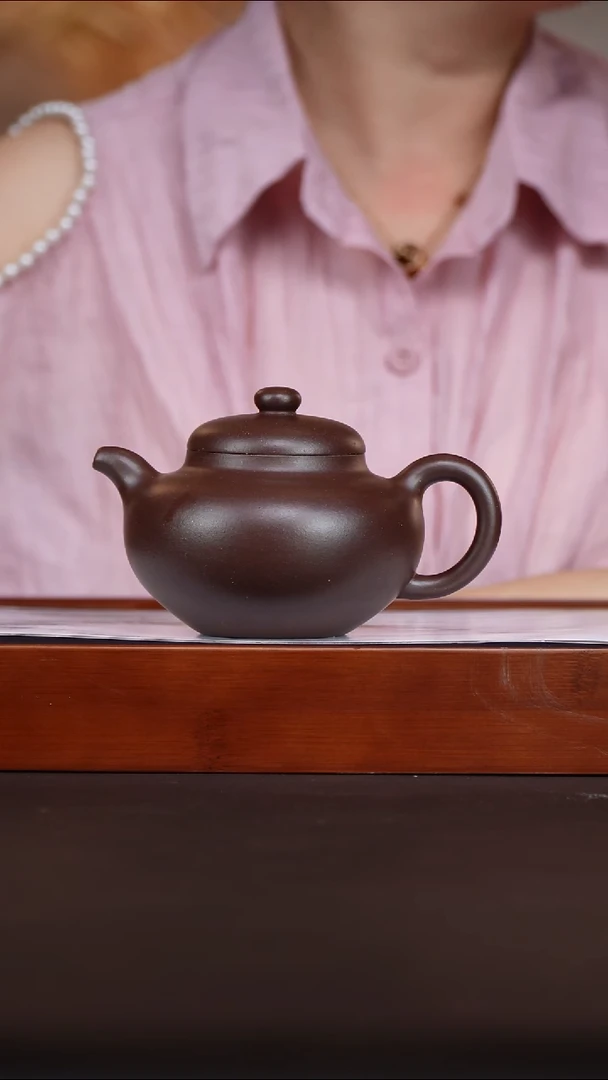 茶壶紫砂东****0柿圆壶