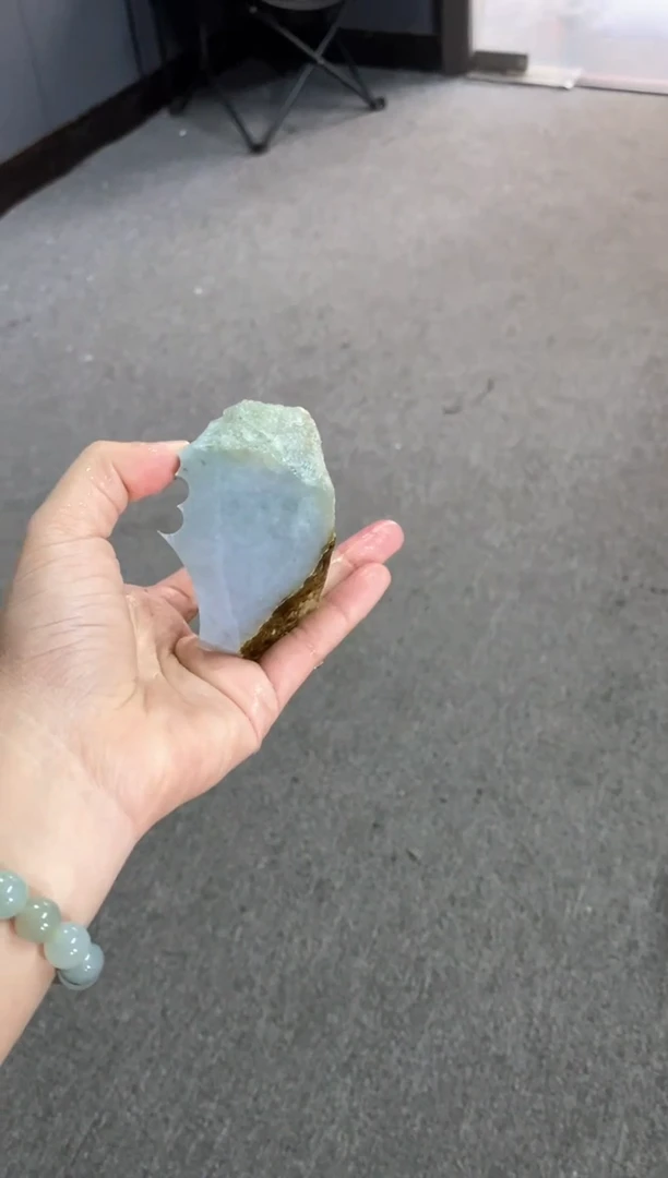 【闪购商品】定制翡翠边料定制不退不换未镶嵌1个掌上明珠