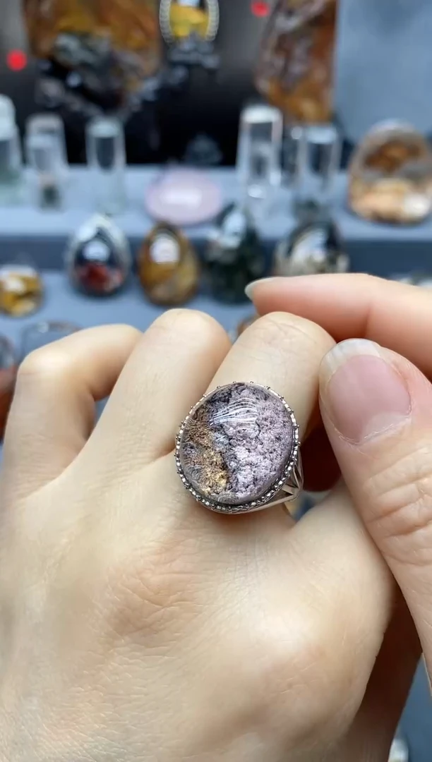 【闪购商品】水晶戒指银S925镶嵌水晶水晶