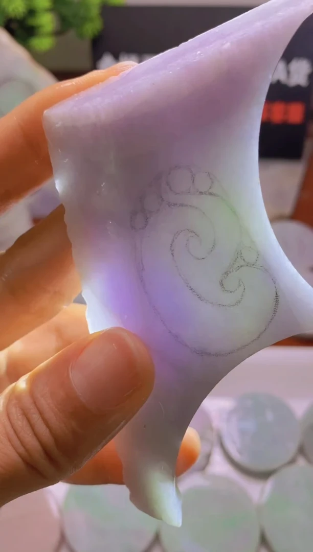 翡翠未镶嵌颈饰缅甸翡翠A货727