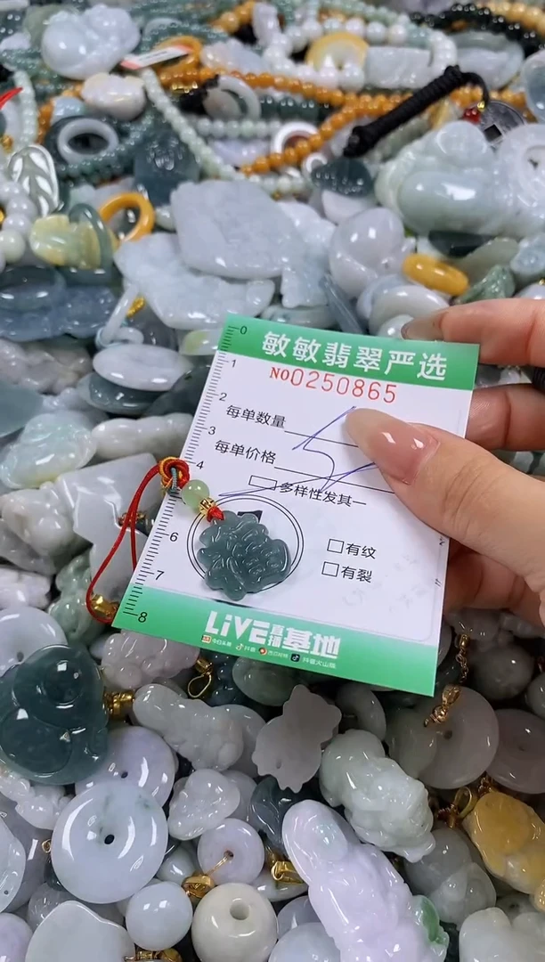 翡翠未镶嵌颈饰闪购0250865多样性发其一