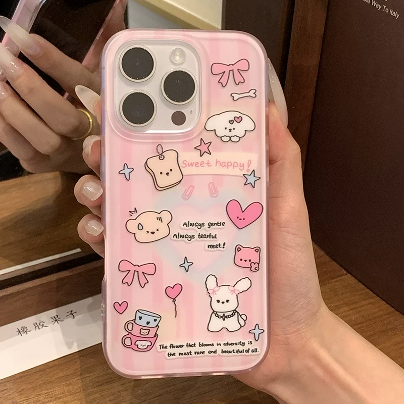 条纹动物适用苹果13手机壳iphone16pro/15/14/12小米vivo华为oppo