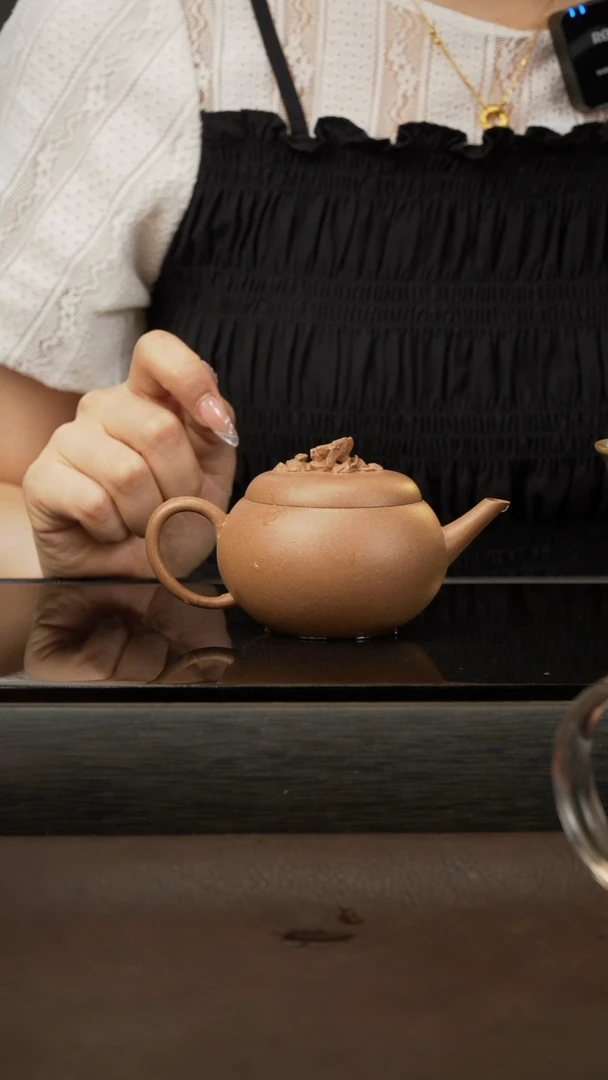 茶壶紫砂14，太湖石水平，段泥