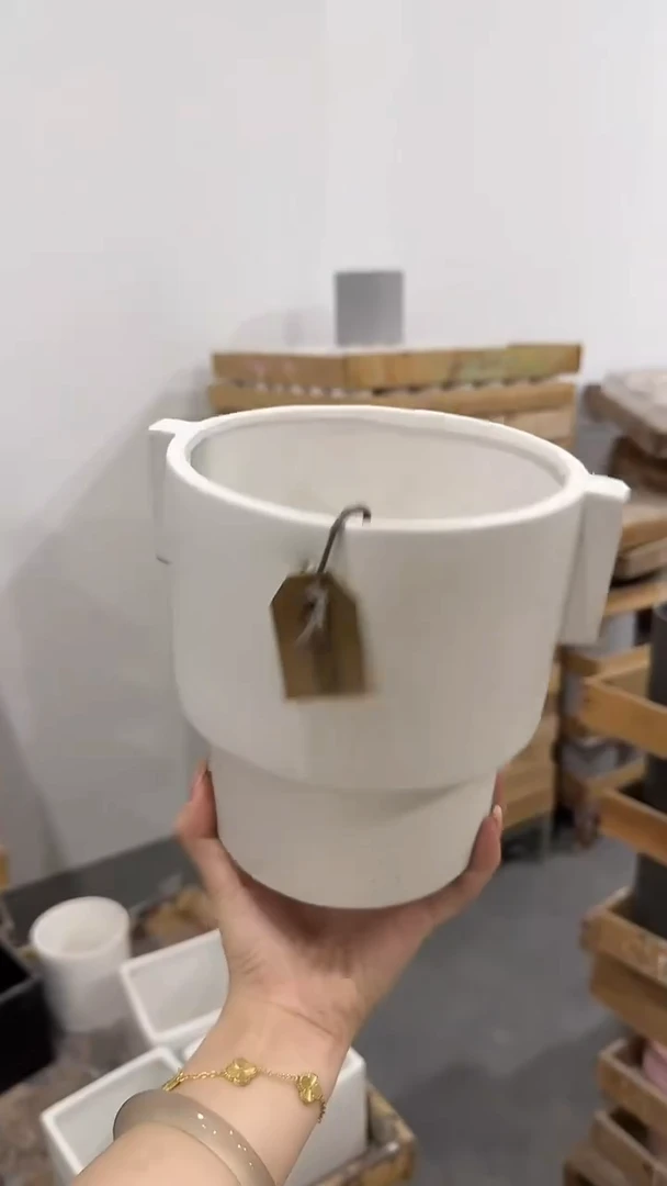 高温陶瓷花盆+E54