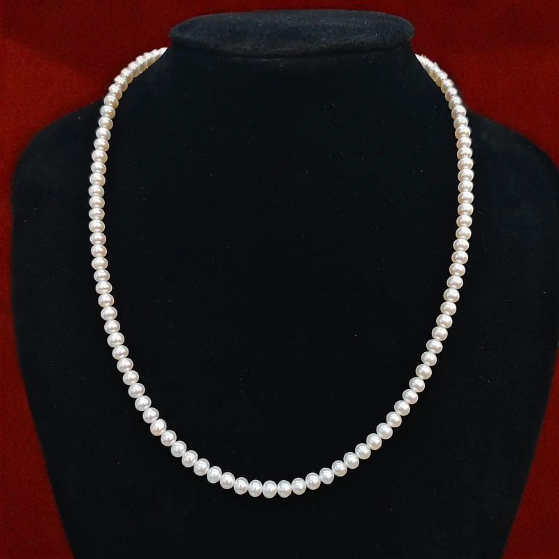 《三狼》（福利款：苍山赴雪）素珍珠项链时尚百搭轻奢手工