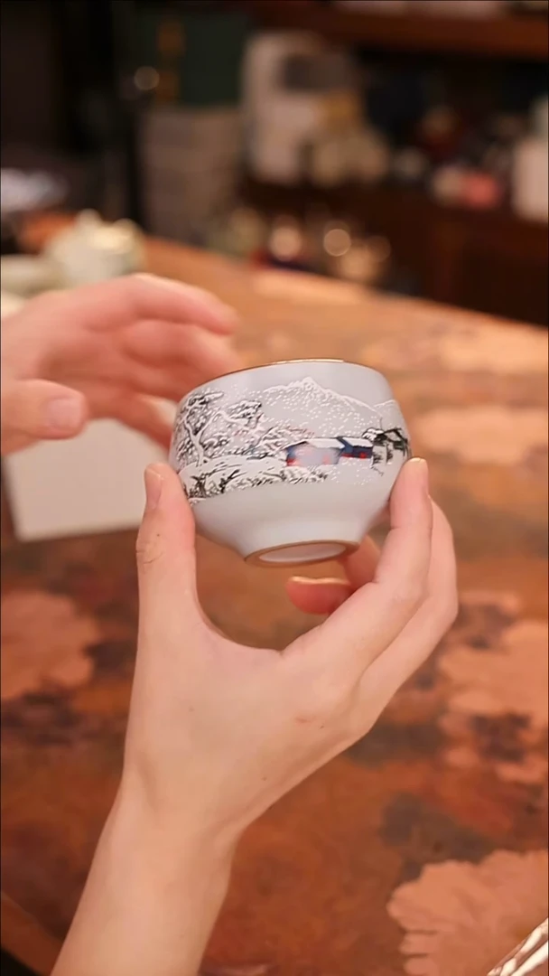 【闪购商品】陶瓷茶具（无礼盒无茶盘）@@A8056