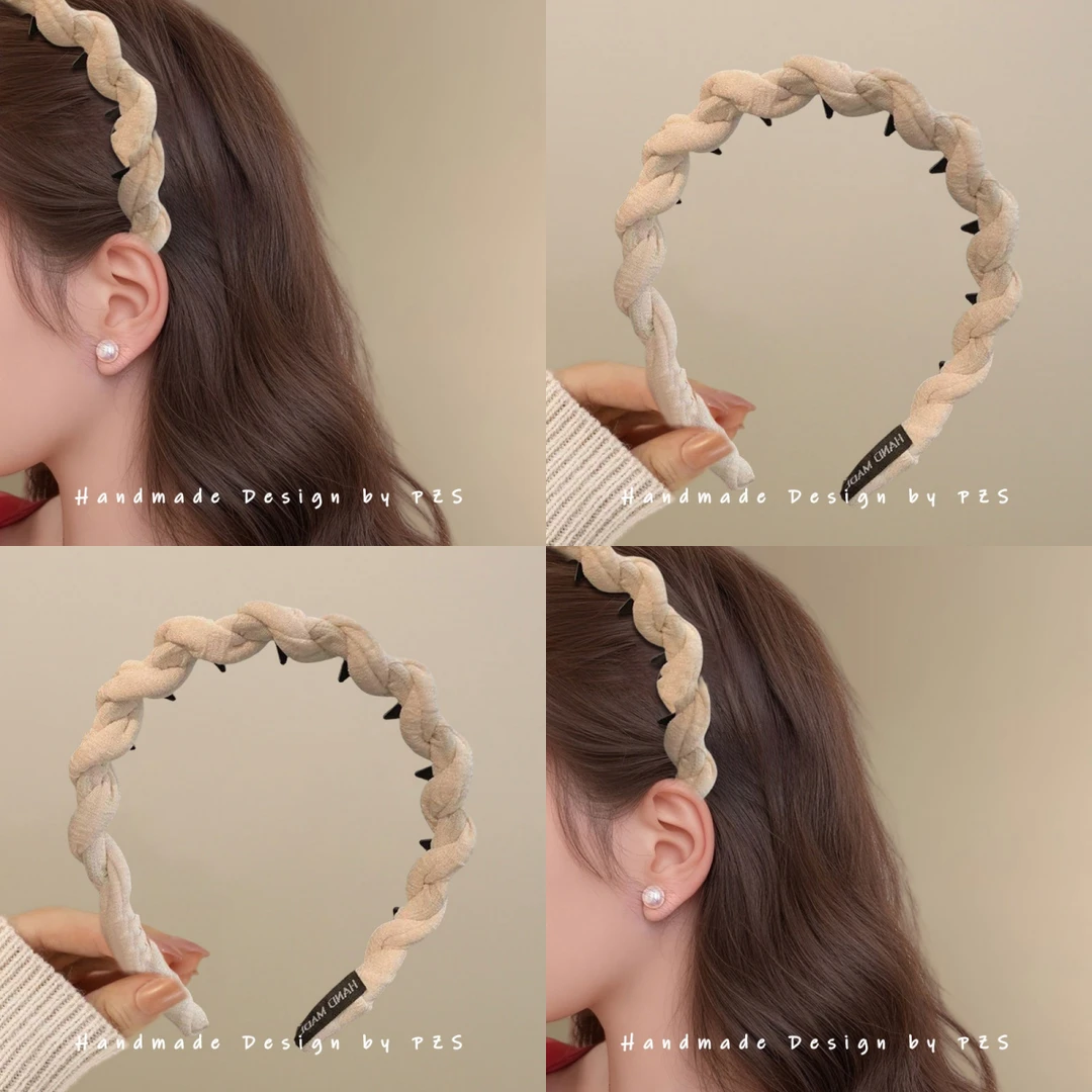 高颅顶神器！带齿防滑发箍女春夏新款外出百搭优雅发卡头箍头饰