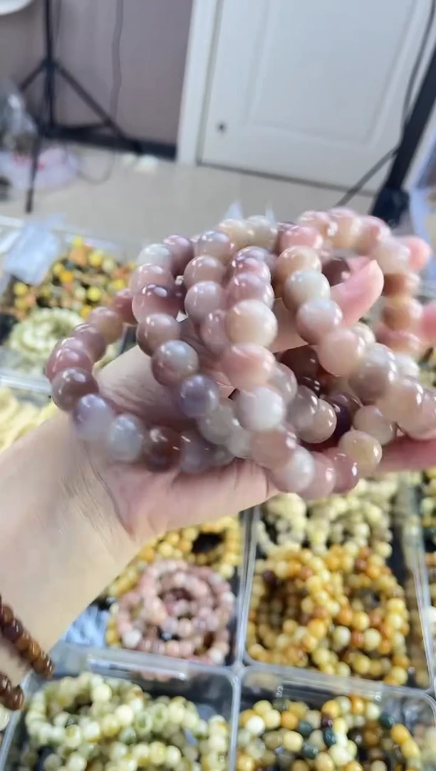 吊坠菩提根/象牙果玉化中性色紫美人蒜瓣大肠14mm