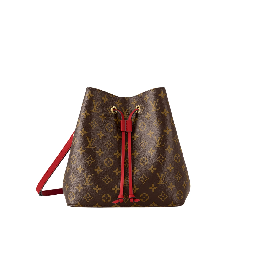 未使用 LouisVuitton/路易威登 【安则专属】老花红水桶包