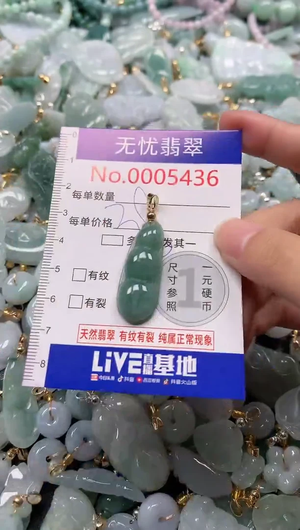 吊坠(不含链)未镶嵌翡翠5436