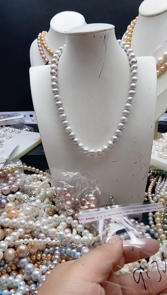 淡水珍珠未镶嵌颈饰1