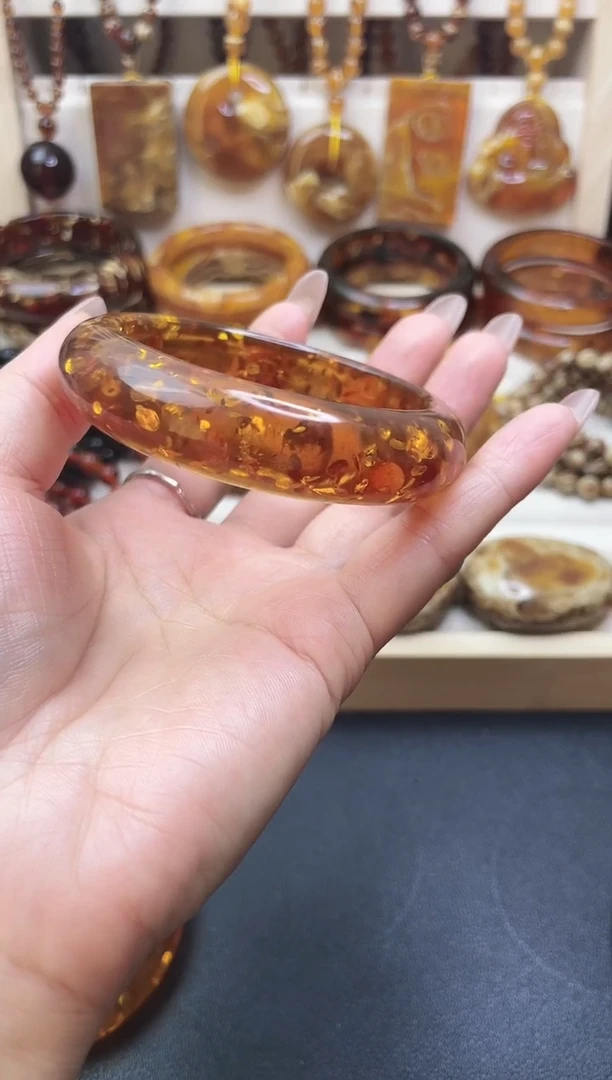 无非金属皎花 珀圈口57