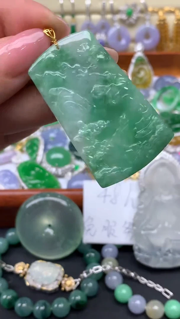 【闪购商品】翡翠颈饰未镶嵌56-天然翡翠