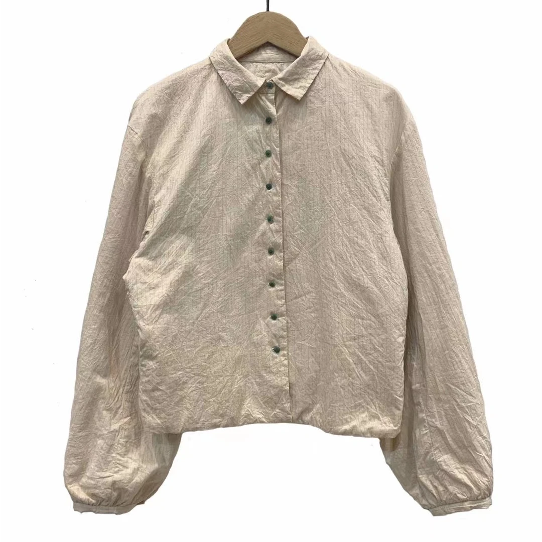 深深一刻 左岸迷香休闲短衬衫 Z24FW1021