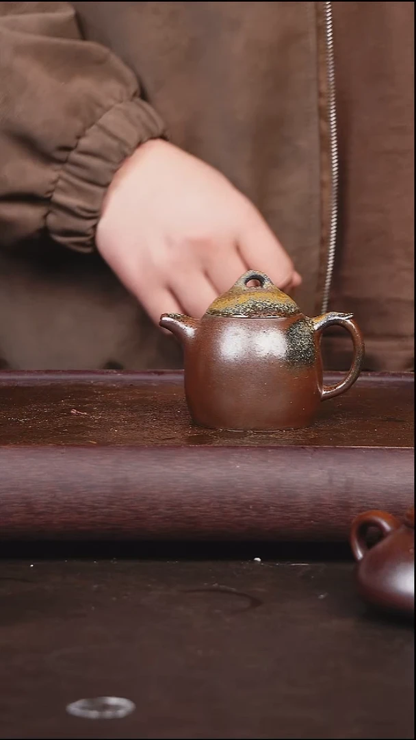 茶壶紫砂柴烧 秦权