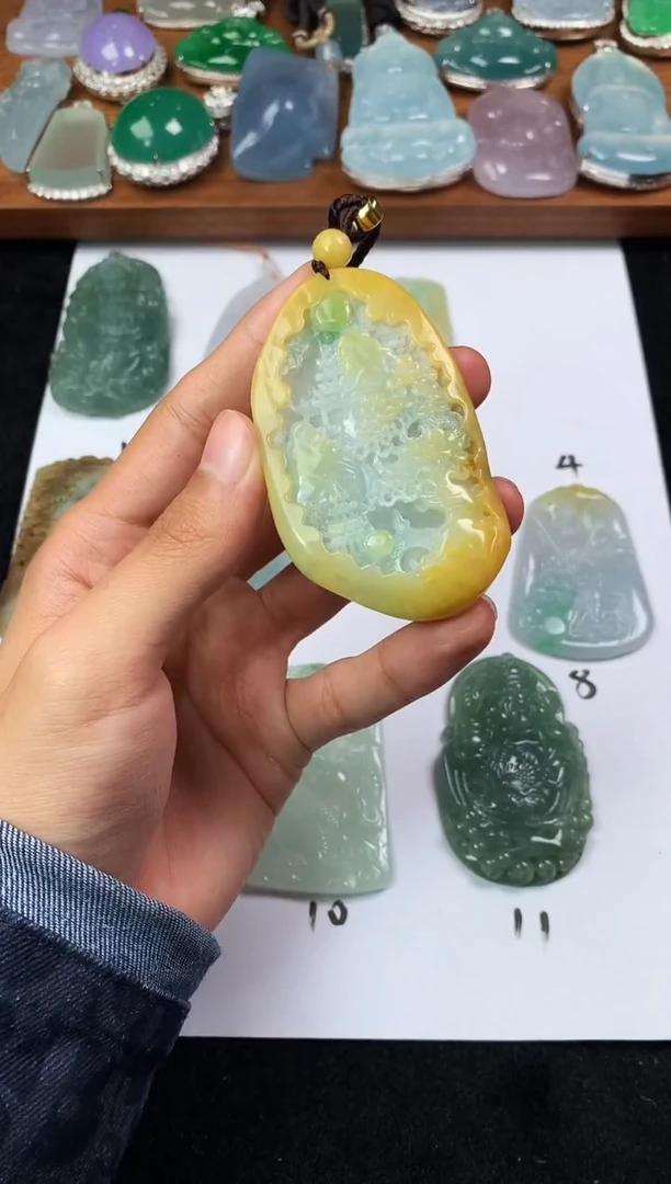 【闪购商品】定制翡翠未镶嵌4092毛货不退不换