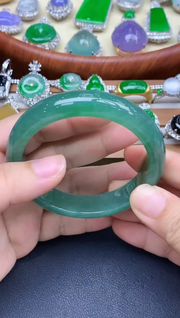 未镶嵌手镯翡翠527-中国好珍宝