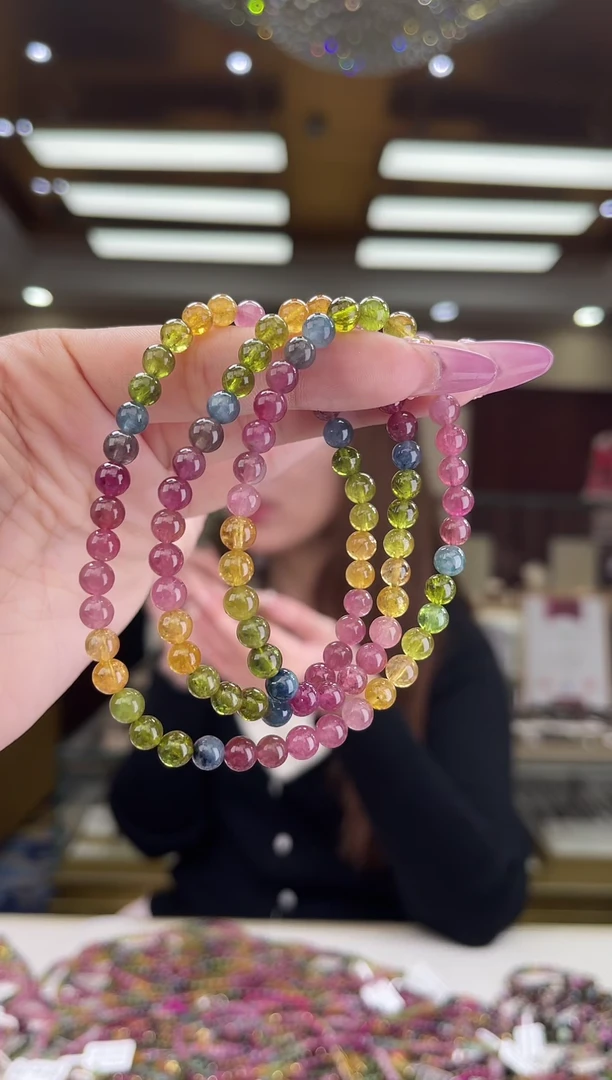 【闪购商品】碧玺/未镶嵌5mm+碧玺多圈17多样性发货