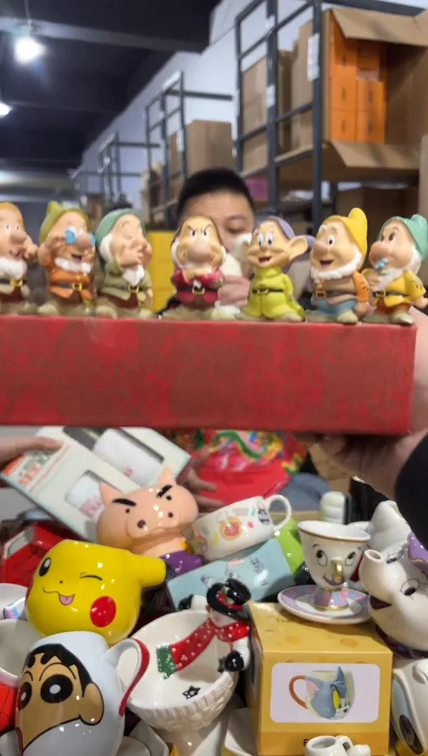 【闪购商品】杯树脂小矮人摆件7件套