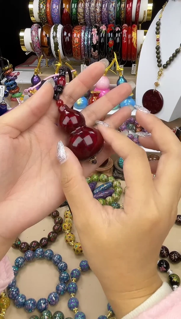 云栖大漆葫芦吊坠