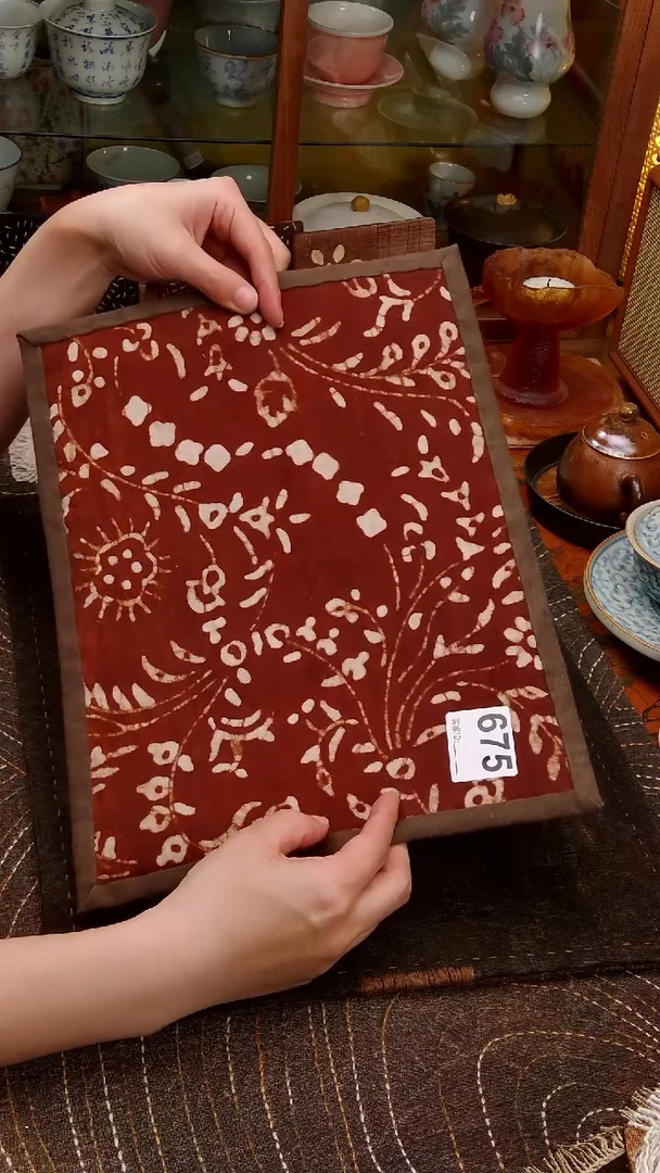 Cici手作刺子绣壶垫杯垫-675