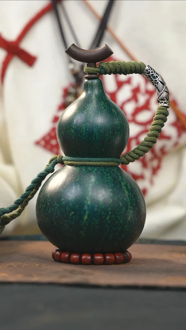 【闪购商品】RY217大漆酒葫芦不包手串及旋转底座