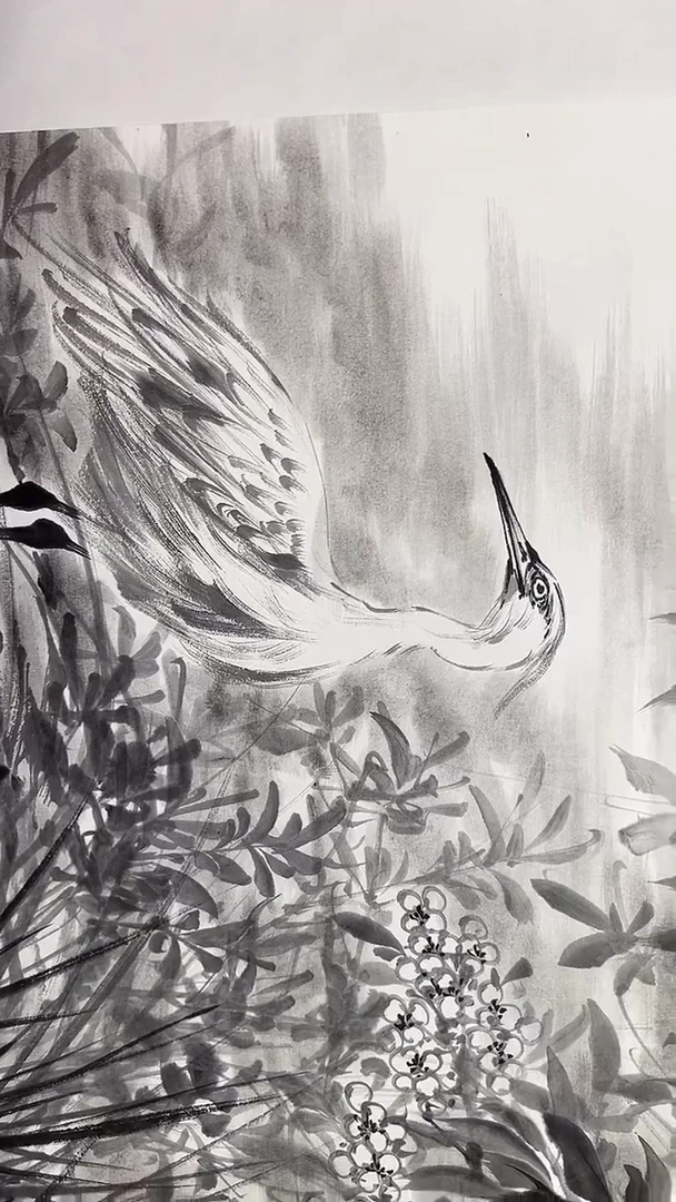 国画秦燕格国画手绘作品Y42