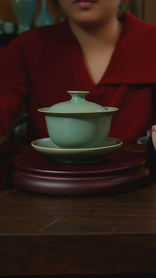 杯子瓷汝州原产地原矿仿古老釉q